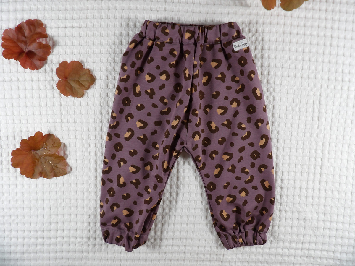 Resårbyxa – Lilac Leopard