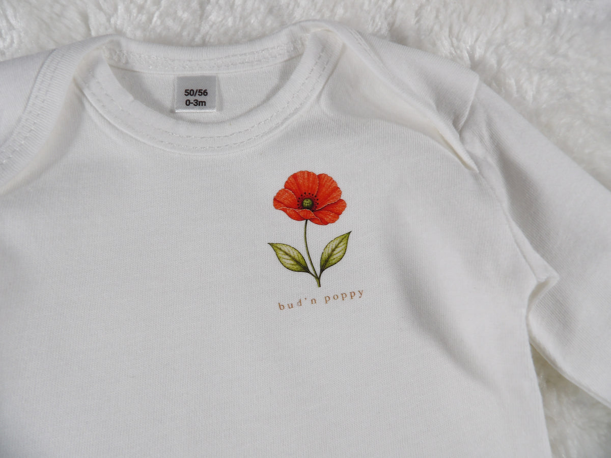 Complete Newborn Set – Little Hearts | Vallmo | Body, växa-byxa & mössa