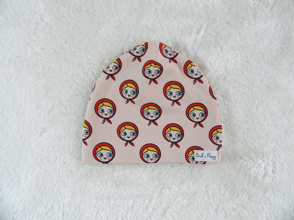 Newborn Set – Little Red Hood | Växa-byxa & mössa